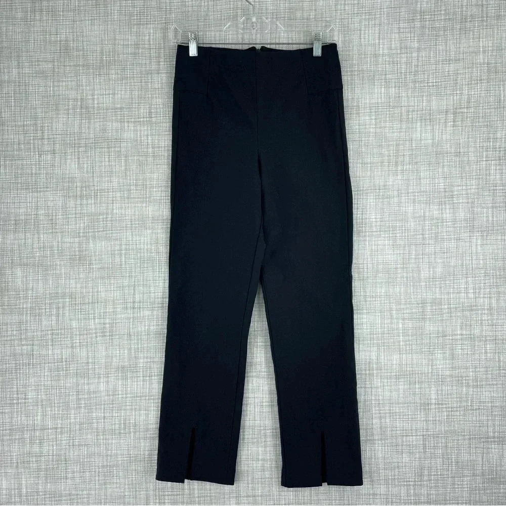 Athleta Black Straight-Leg Ankle Pants
